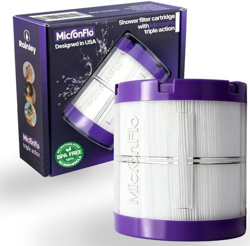 MicronFlo Shower Filter Cartridge - Hard Water Refill by RAINLEY