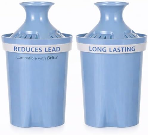 Long Lasting Water Filters Compatible Brita Filter Replacement Reduces Lead by JOEYZ