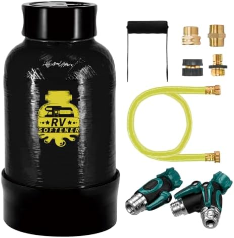 Filterelated RV Water Softener, 20000 Grain Portable, 3/4 Brass Fitting by Filterelated