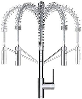 KRAUS Oletto Commercial Style Single Handle Pull Down Kitchen Faucet with QuickDock Top Mount Installation Assembly in Chrome, KPF-2631CH - Image 7