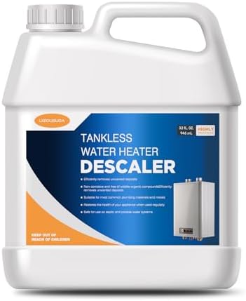 LIIZOUSUDA Tankless Water Heater Descaler, Highly Effective Descaler by LIIZOUSUDA