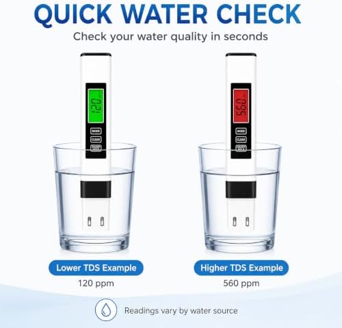 2026 All-New 4 in 1 Digital Water Tester (White+Yellow) - Image 2
