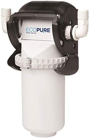 EcoPure EPWHE Whole Home Pivotal Water Filtration System – Reduces Sediment & Chlorine Taste & Odor – Installs on Main Water Line – 6-Month Filter Included – Tool-Free, Mess-Free Changes by EcoPureWaterSolutions