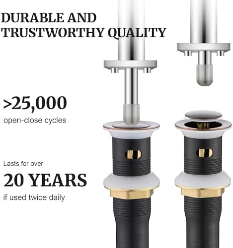 Ultimate Unicorn Bathroom Sink Stopper, with Overflow, Oil Rubbed Bronze - Image 5