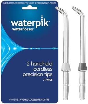 Waterpik Handheld Water Flosser Precision Replacement Tips, 2 Count JT-450E by Waterpik