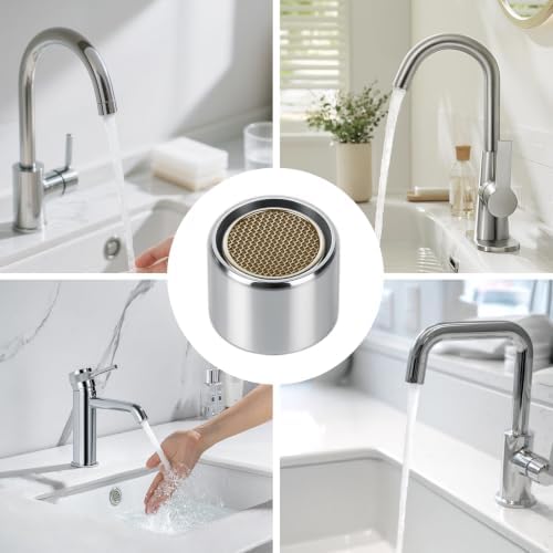 6Pcs Faucet Aerator, 55/64 Inch 22mm Female Thread Sink Aerator Replacement - Image 4