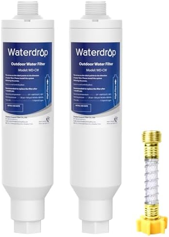 Waterdrop Hard Water Filter for Hose Car Wash, Reduces Hard Water Spots by Waterdrop
