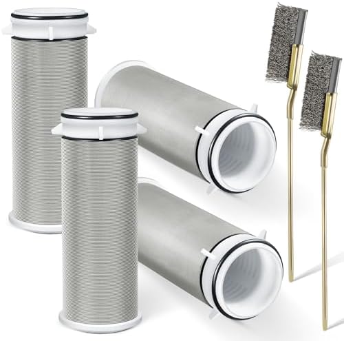 Enhon 4 Pieces 50μm Spin Down Sediment Filters Replacement Cartridges by Clickhere
