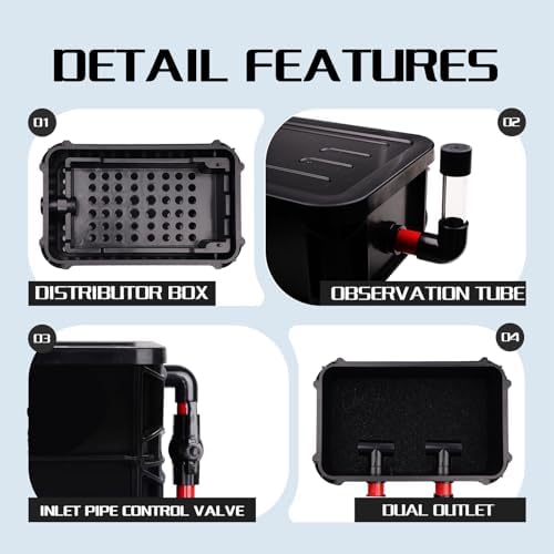 3‑Layer Aquarium Filter Box for 10‑55 Gal Fish & Turtle Tank - Image 5
