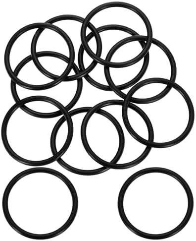 uxcell 10Pcs AS-122 NBR 70A O-Rings 1-1/8"ID x 3/32"CS/1.112"ID x 0.103"CS by uxcell