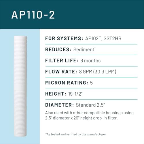 3M Aqua-Pure AP100 Series Whole House Water Filter AP110-2 - Image 2