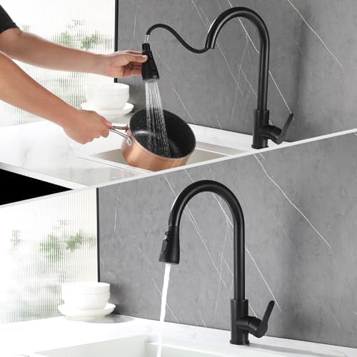Kitchen Faucet Head Replacement 2 Modes with 12 Adapters, Pull Down Spray Head for Kitchen Faucet, Kitchen Sink Sprayer Replacement Compatible with Moen, American Standard, Kohler Faucets - Image 7
