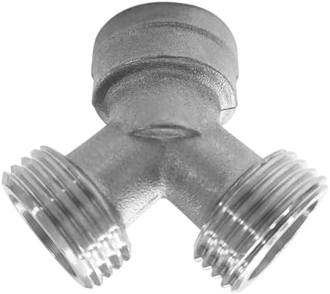 Uenede Nickel-plated Brass Splitter 3/4" GHT Y Connector, 2PCS - Image 5