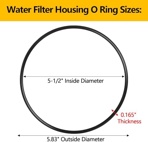 5 Pack 151122 O-Rings for Pentek Big Blue Water Filter Housings - Image 3