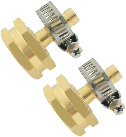 Hooshing 2PCS Garden Hose Swivel Adapter 1/2" Barb x 3/4" GHT Female Thread - Image 6
