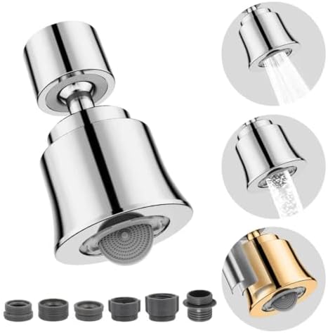 Metal Swivel Sink Faucet Aerator/Extender by SUPAFA