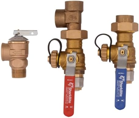 SharkBite 3/4 Inch Push to Connect Tankless Water Heater Valves Installation Kit, 25374 - Image 2