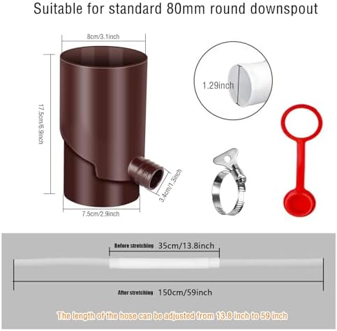 Rainwater Collection Kit Portable Rainwater Catchment System - Image 2