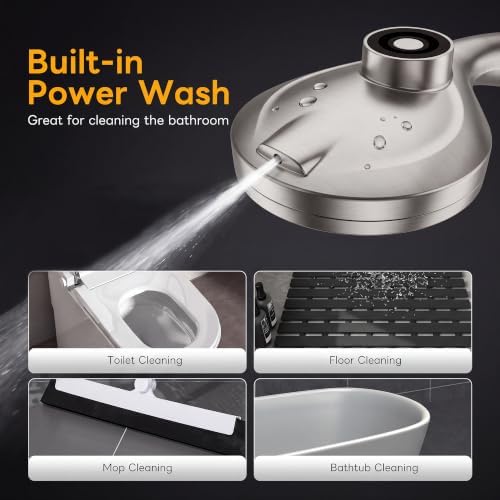 Magnetic Handheld Shower Head Brushed Nickel - Image 5