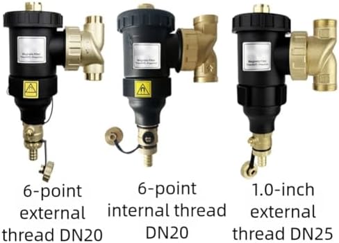 Boiler Water Filter And Magnetic Sludge Separator For HVAC Systems With Stainless Steel Mesh And DN20 To DN32 Threaded Connections(DN25/1 inch female) - Image 6