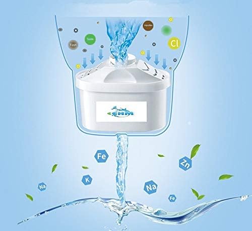 Ehm Ultra Premium Alkaline Water Filter Pitcher - 3.8L, Activated Carbon Filter- BPA Free, Healthy, Clean, & Toxin-Free Mineralized Alkaline Water in Minutes- Up to 9.5 pH-2025 - Image 6