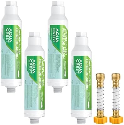 AQUA CREST Garden Hose Water Filter for Plants, NSF/ANSI Certified by AQUACREST