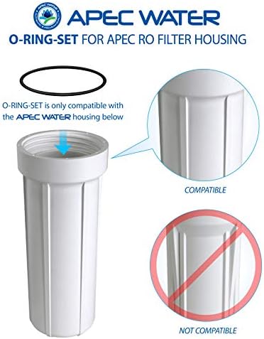 APEC Water Replacement O-Ring for ROES-50, 3.5" OD, 3 Count, Black - Image 2