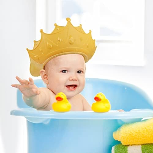 2PCS Baby Shower Cap for Kids, Adjustable Baby Hair Washing Shield Toddler Visor Hat for Eyes and Ears Protection Shampoo Cap for 0-9 Years Old Children - Image 7