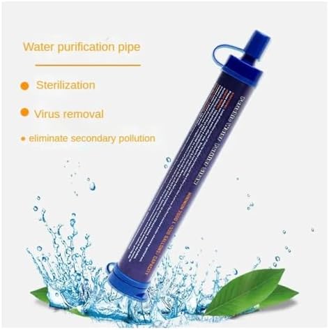 Personal Water Filter Straw Portable Filtration Remove Sediment E. Coli for Hiking, Camping, Travel, and Emergency Preparedness(Army Green) - Image 5