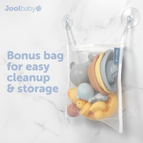 Jool Baby 12-Piece Bath Toy Gift Set with Bath Toy Storage Organizer - Image 3