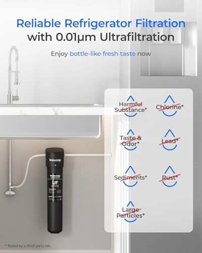 Waterdrop 15UC-UF 0.01 μm Inline Water Filter for Refrigerator, 2 Years - Image 2