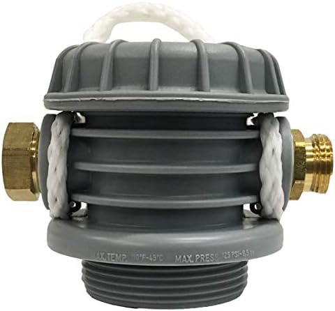 On The Go OTG4-VM-DBLSOFT Portable Compact Double Standard 16,000 Grain Water Softener with Drinking Water Safe Brass Fittings (NOT made in China, assembled by U.S. Workers in Indiana - Image 4