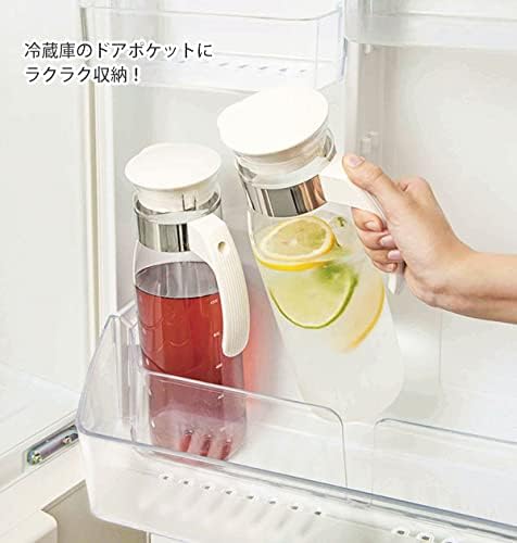 Hario Slim Water Jug, 1400ml, White - Image 5