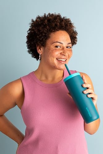 LifeStraw Go Series Tumbler – Double Wall Insulated Stainless Steel Water Filter, Cactus Green, Designed for Everyday Use, Removes Bacteria, Parasites, Microplastics, and Improves Taste - Image 6