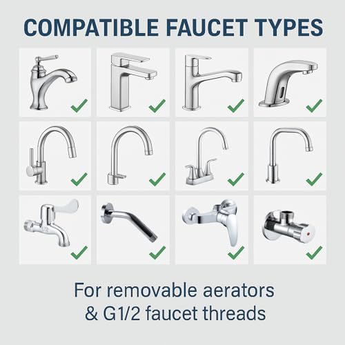 Faucet Adapter with Aerator, Sink Faucet to Garden Hose Connector - Image 7
