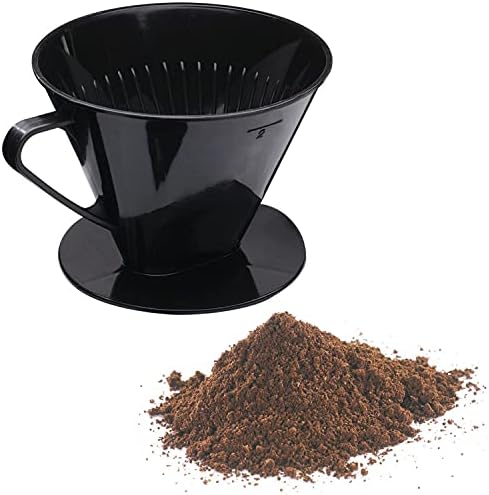 Westmark Pour Over Coffee Dripper, Coffee Filter Cone Size 2, Reusable Plastic for Manual Brewing, Up to 2 Cups, Model 24422261 - Image 4