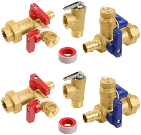 2-Set GUOFIS Tankless Water Heater Service Valve Kit,FIPx PEX-A(TOOL054-2) by GUOFIS
