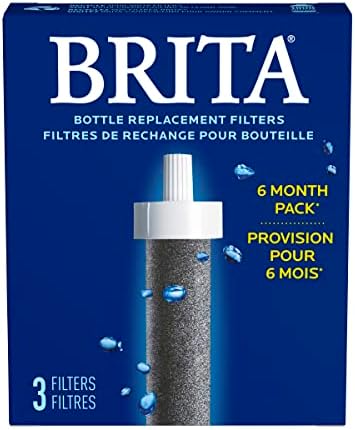 Brita Water Bottle Replacement Filters, BPA-Free, Replaces 1,800 Plastic Water Bottles a Year, Lasts Two Months or 40 Gallons, Includes 3 Filters - Image 3