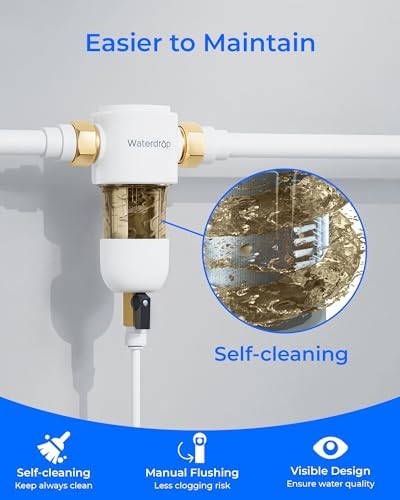 Waterdrop PF01 Spin Down Sediment Filter, 50/200 Micron - Image 5