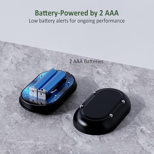 5 Pack Water Leak Detectors for Home, 100dB Water Sensor Alarm Black - Image 5