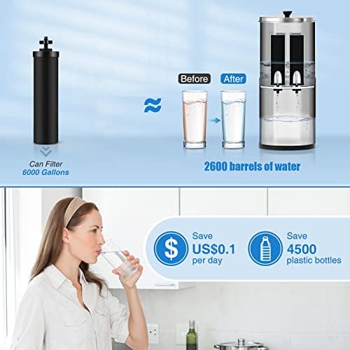 Water Filter Replacement Compatible with Berkey, BB9-2 Filters - Image 4