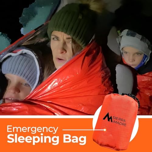 Sierra Madre Survival Bundle – Pure Water Straw with Emergency Mylar Sleeping Bag – Ultralight, Portable Gear for Camping, Hiking & Emergency Preparedness - Image 2