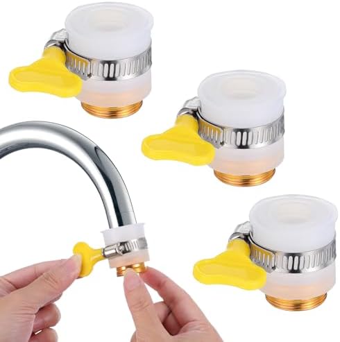 Molain 3 PCS Adjustable Faucet Adapter for Faucets, by Molain