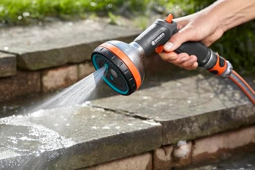 Gardena Premium Multi Sprayer: Garden Sprayer for Watering and Cleaning, Five Spray Patterns, Filter, Lock, Robust, Frost Protection - Image 5