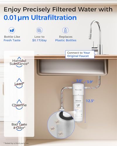Waterdrop 10UAW-UF 0.01 μm Ultra Filtration Under Sink Water Filter System - Image 2