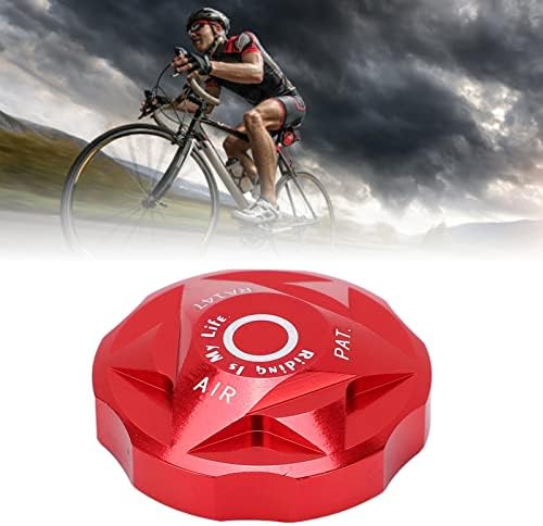 ANGGREK Bike Fork Cap,Air,Front Fork Air Chamber Cover Bicycle Suspension Fork Air Gas Valve Cap Aluminium Alloy for Mountain Bike - Image 4