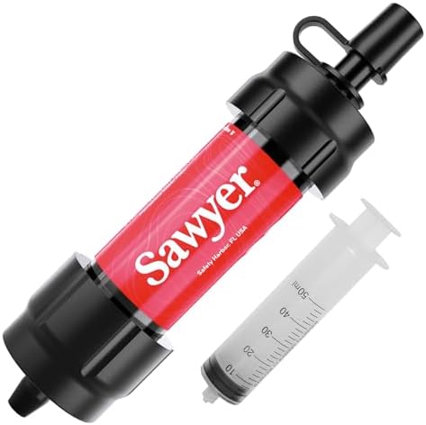 Sawyer Products SP120 Mini Water Filtration System, Filter and Cleaning Plunger only, Single, Red (Pack of 12) by SawyerProducts