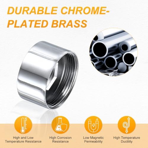 M METERXITY 2-Pack Faucet Adapter, M24 Female to M24 Female, for Kitchen - Image 4