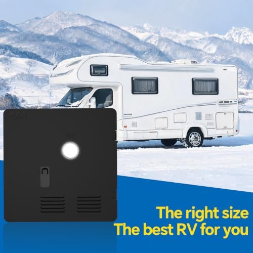 Eyoo RV Water Heater Door Kit, 18x18 Inches Black Panel, Stainless Steel, Compatible with Eyoo Models Only - Image 7