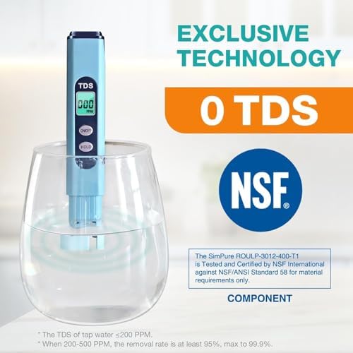 SimPure T1 Series CTO Carbon Block Water Filter Replacement, 1 Pack - Image 2